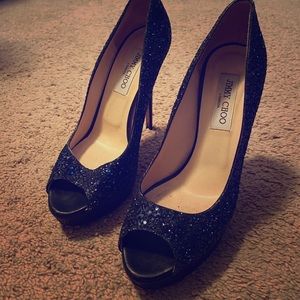 Jimmy Choo Heels Glitter